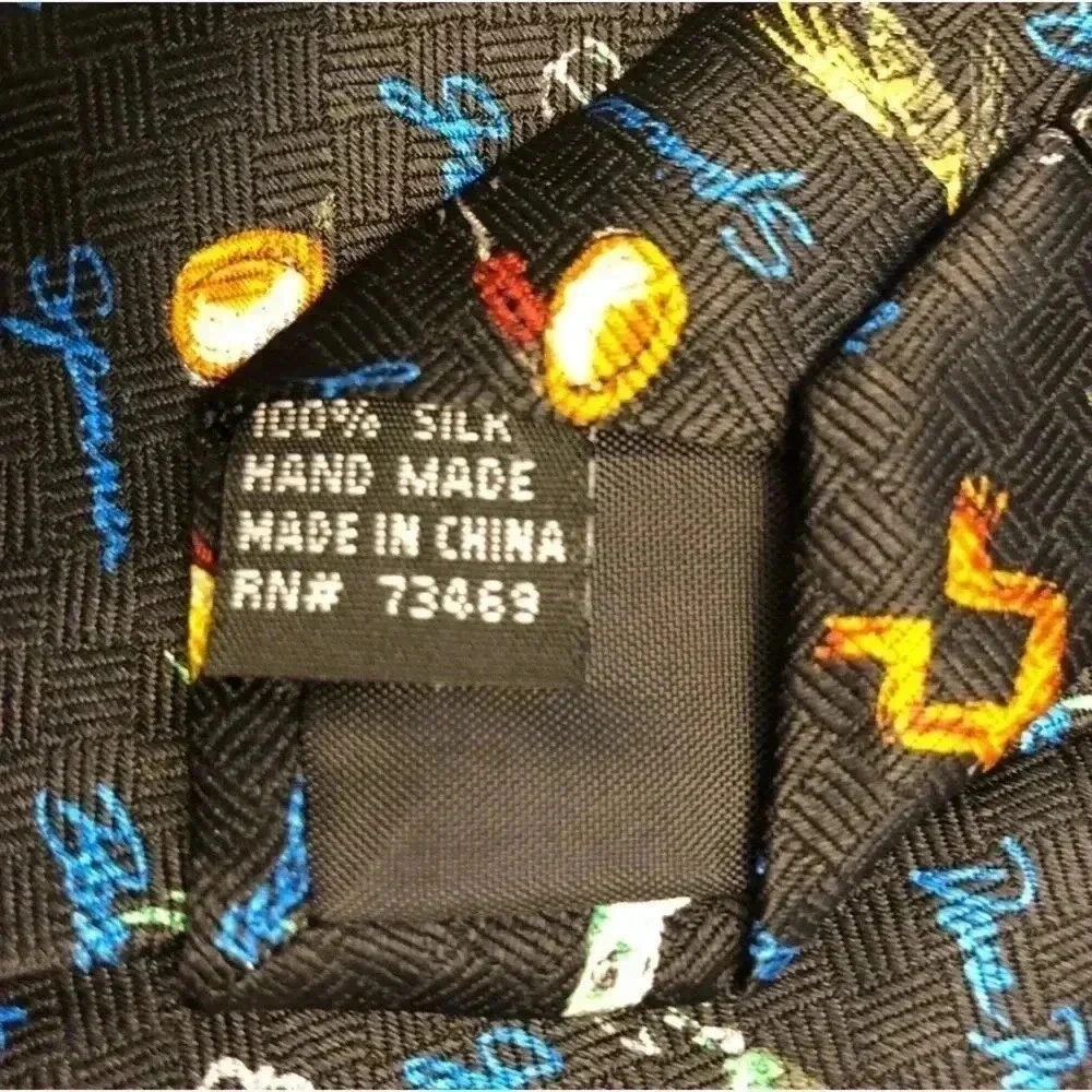 PURITAN Silk Fishing Lures Novelty Tie